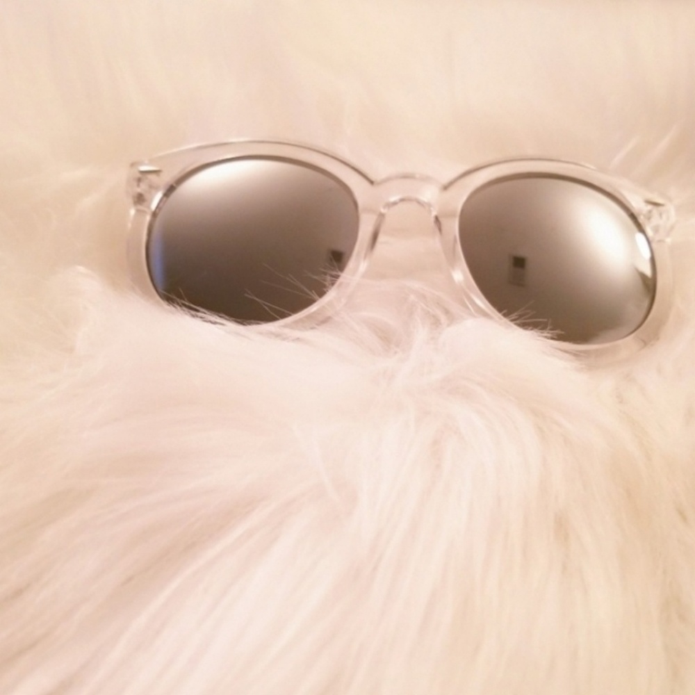 New clear frame sunglasses